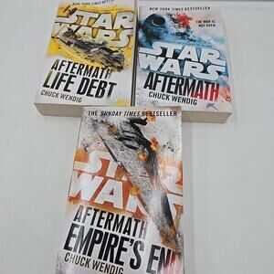 STAR WARS: Aftermath Trilogy Lot of 3 by Chuck Wendig Softcover‎